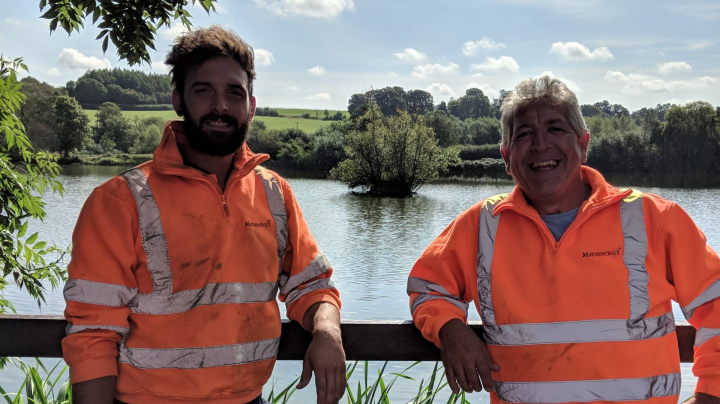 Habitat improvements at Springwell Lake | Utility sector