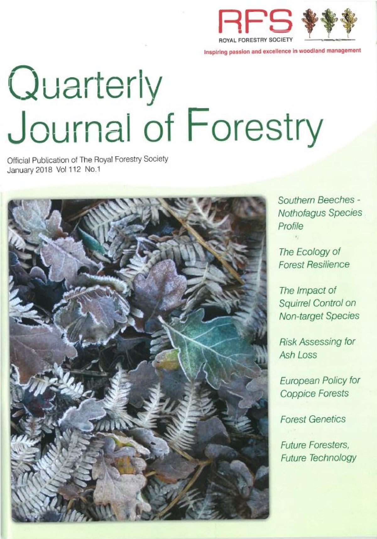 Quarterly Journal Of Forestry